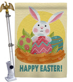 Easter Bunny Fun - Easter Spring Vertical Impressions Decorative Flags HG192421 Made In USA