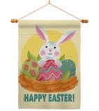 Easter Bunny Fun - Easter Spring Vertical Impressions Decorative Flags HG192421 Made In USA