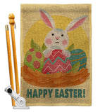 Easter Bunny Fun - Easter Spring Vertical Impressions Decorative Flags HG192421 Made In USA