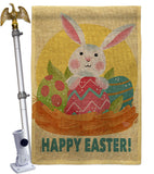 Easter Bunny Fun - Easter Spring Vertical Impressions Decorative Flags HG192421 Made In USA