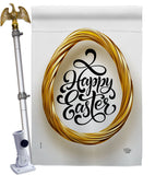 Golfen Easter Egg - Easter Spring Vertical Impressions Decorative Flags HG192498 Made In USA