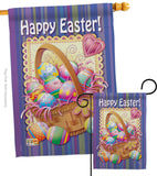 Easter Basket - Easter Spring Vertical Impressions Decorative Flags HG103040 Made In USA