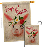 Sweet Easter Bunny - Easter Spring Vertical Impressions Decorative Flags HG103073 Made In USA