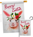 Sweet Easter Bunny - Easter Spring Vertical Impressions Decorative Flags HG103073 Made In USA