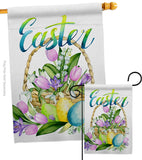 Spring Easter Baskets - Easter Spring Vertical Impressions Decorative Flags HG130321 Made In USA