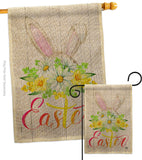 Floral Easter - Easter Spring Vertical Impressions Decorative Flags HG192406 Made In USA