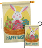 Easter Bunny Fun - Easter Spring Vertical Impressions Decorative Flags HG192421 Made In USA