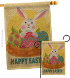 Easter Bunny Fun - Easter Spring Vertical Impressions Decorative Flags HG192421 Made In USA