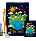 Mother Earth - Expression Inspirational Vertical Impressions Decorative Flags HG115146 Made In USA