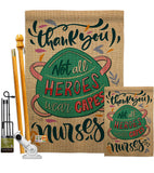 Thank you Nurses - Expression Inspirational Vertical Impressions Decorative Flags HG115156 Made In USA