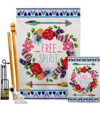 Free Spirit - Expression Inspirational Vertical Impressions Decorative Flags HG137006 Made In USA