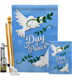 Day of Peace - Expression Inspirational Vertical Impressions Decorative Flags HG137400 Made In USA