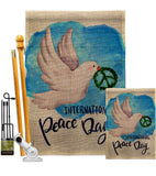 Peace Together - Expression Inspirational Vertical Impressions Decorative Flags HG192422 Made In USA