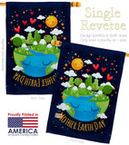 Mother Earth - Expression Inspirational Vertical Impressions Decorative Flags HG115146 Made In USA