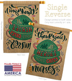 Thank you Nurses - Expression Inspirational Vertical Impressions Decorative Flags HG115156 Made In USA