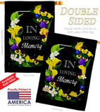 Loving Memory - Expression Inspirational Vertical Impressions Decorative Flags HG115230 Made In USA