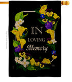 Loving Memory - Expression Inspirational Vertical Impressions Decorative Flags HG115230 Made In USA