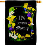 Loving Memory - Expression Inspirational Vertical Impressions Decorative Flags HG115230 Made In USA