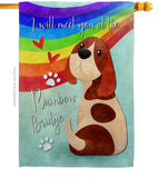Rainbow Bridge - Expression Inspirational Vertical Impressions Decorative Flags HG115263 Made In USA