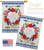 Free Spirit - Expression Inspirational Vertical Impressions Decorative Flags HG137006 Made In USA