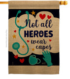 Our Heroes - Expression Inspirational Vertical Impressions Decorative Flags HG137206 Made In USA