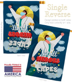 Not All Heroes - Expression Inspirational Vertical Impressions Decorative Flags HG137233 Made In USA