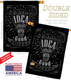 Good Idea - Expression Inspirational Vertical Impressions Decorative Flags HG137271 Made In USA