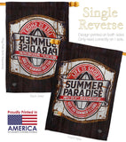 Summer Paradise - Expression Inspirational Vertical Impressions Decorative Flags HG192643 Made In USA