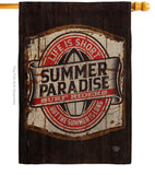 Summer Paradise - Expression Inspirational Vertical Impressions Decorative Flags HG192643 Made In USA