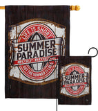 Summer Paradise - Expression Inspirational Vertical Impressions Decorative Flags HG192643 Made In USA