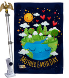 Mother Earth - Expression Inspirational Vertical Impressions Decorative Flags HG115146 Made In USA