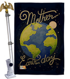 Earth Day - Expression Inspirational Vertical Impressions Decorative Flags HG115147 Made In USA