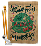 Thank you Nurses - Expression Inspirational Vertical Impressions Decorative Flags HG115156 Made In USA