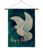 Together For Peace - Expression Inspirational Vertical Impressions Decorative Flags HG115206 Made In USA