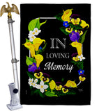 Loving Memory - Expression Inspirational Vertical Impressions Decorative Flags HG115230 Made In USA