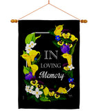 Loving Memory - Expression Inspirational Vertical Impressions Decorative Flags HG115230 Made In USA