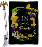 Loving Memory - Expression Inspirational Vertical Impressions Decorative Flags HG115230 Made In USA