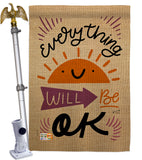 Everything Ok - Expression Inspirational Vertical Impressions Decorative Flags HG137188 Made In USA