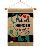 Our Heroes - Expression Inspirational Vertical Impressions Decorative Flags HG137206 Made In USA