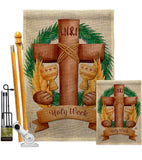 King of the Judeans - Faith Religious Inspirational Vertical Impressions Decorative Flags HG190065 Made In USA