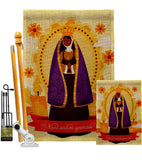 Our Lady of Aparecida - Faith Religious Inspirational Vertical Impressions Decorative Flags HG190073 Made In USA