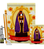 Our Lady of Aparecida - Faith Religious Inspirational Vertical Impressions Decorative Flags HG190073 Made In USA