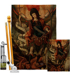 Archangel - Faith Religious Inspirational Vertical Impressions Decorative Flags HG190078 Made In USA