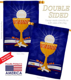 Jesus Our Saviour - Faith Religious Inspirational Vertical Impressions Decorative Flags HG130345 Made In USA