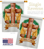 King of the Judeans - Faith Religious Inspirational Vertical Impressions Decorative Flags HG190065 Made In USA