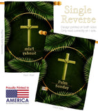 Palm Sunday - Faith Religious Inspirational Vertical Impressions Decorative Flags HG190068 Made In USA