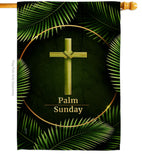 Palm Sunday - Faith Religious Inspirational Vertical Impressions Decorative Flags HG190068 Made In USA