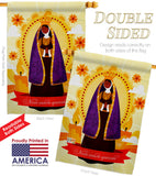 Our Lady of Aparecida - Faith Religious Inspirational Vertical Impressions Decorative Flags HG190073 Made In USA