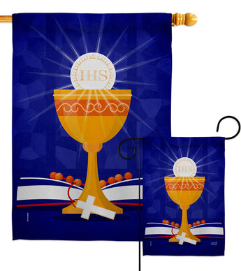 Jesus Our Saviour - Faith Religious Inspirational Vertical Impressions Decorative Flags HG130345 Made In USA