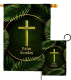 Palm Sunday - Faith Religious Inspirational Vertical Impressions Decorative Flags HG190068 Made In USA